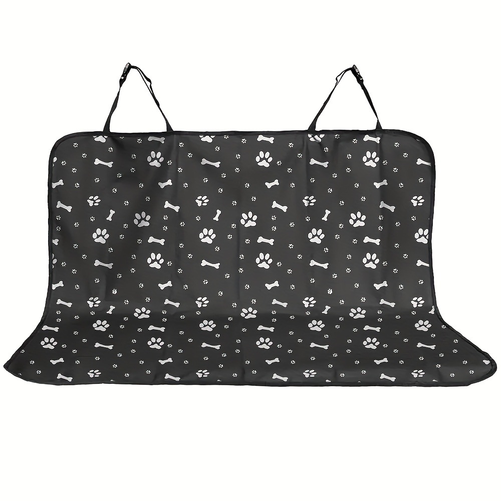 Travel Accessories For Dogs - 1pc Black Waterproof Pet Car Seat