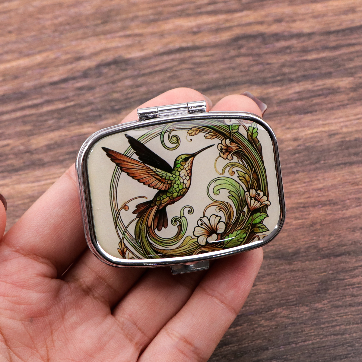 Travel Accessories Cute - Cute Bird Cartoon Travel Pill Organizer