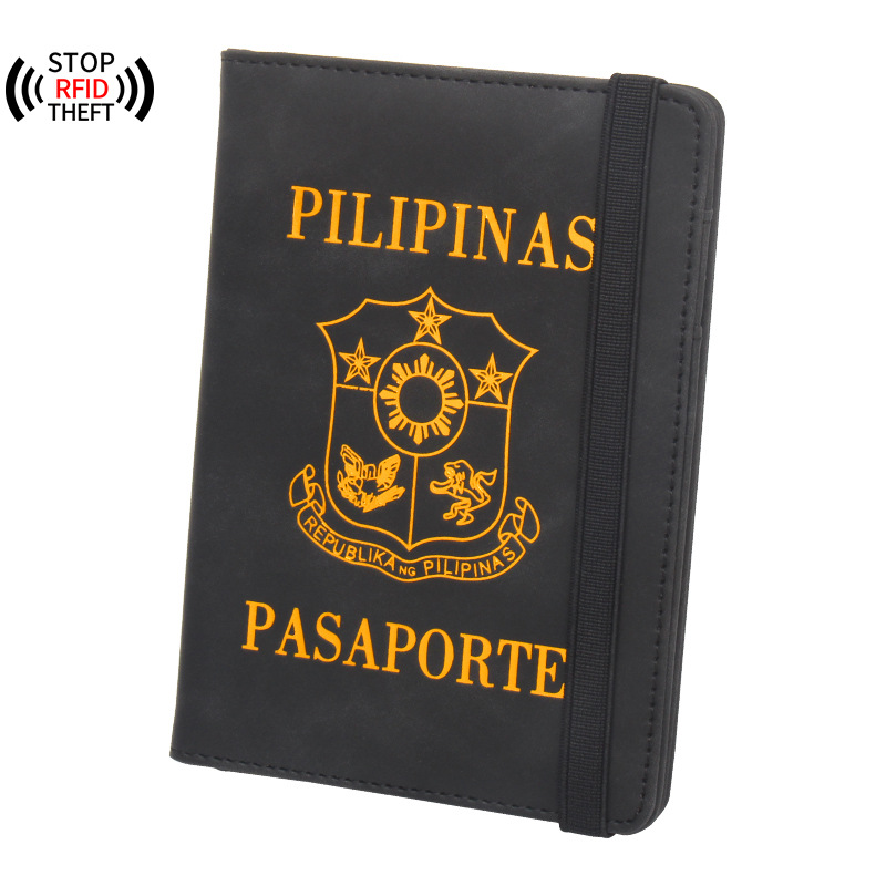Travel Accessories Rfid - Philippines Passport Cover Rfid Travel Wallet