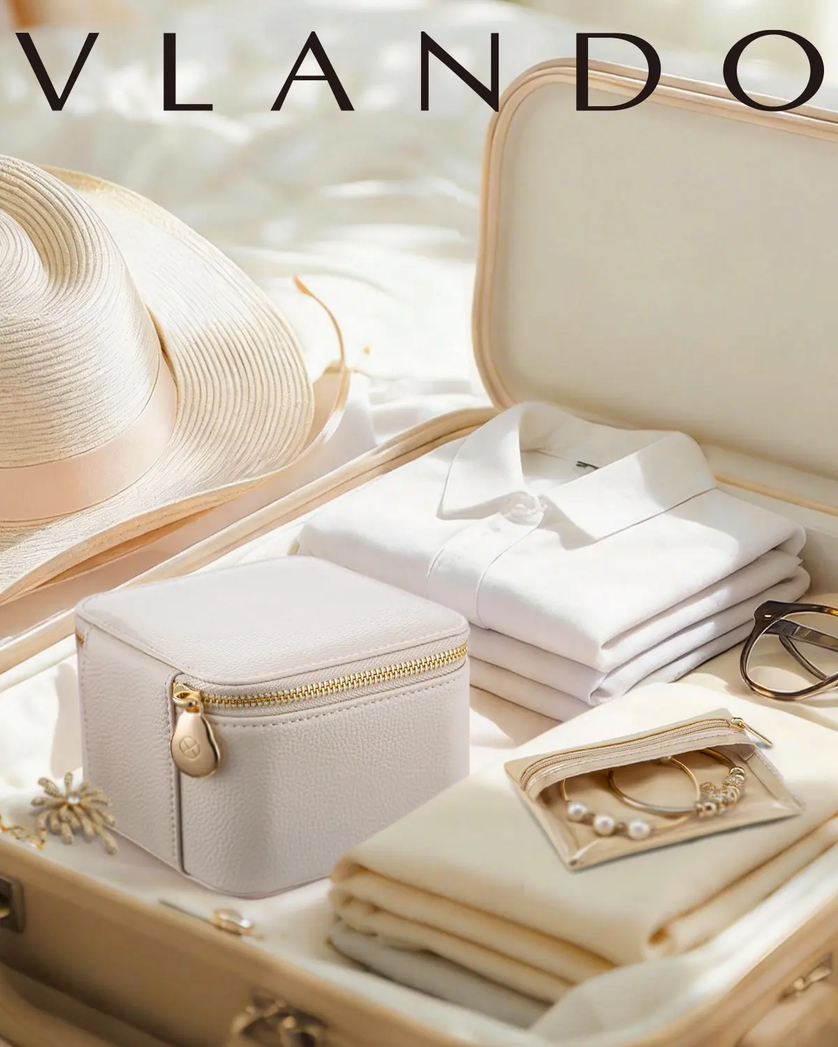 VLANDO Small Travel Jewelry Ca - Accessories Travel Jewelry Box のレビューと価格