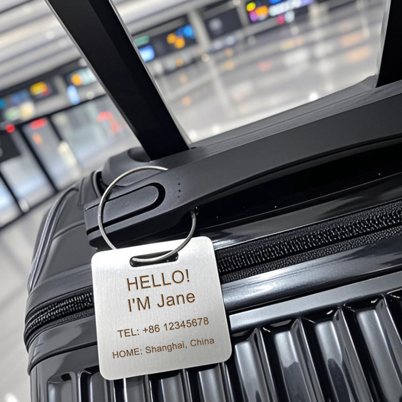 Custom Name Luggage Tag Laser  - Travel Accessories Sale のレビューと価格
