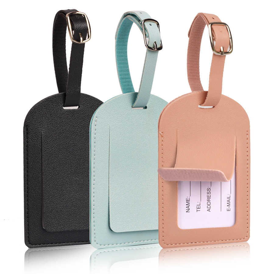 Women Men Luggage Tags PU Leat - Travel Accessories Sale のレビューと価格