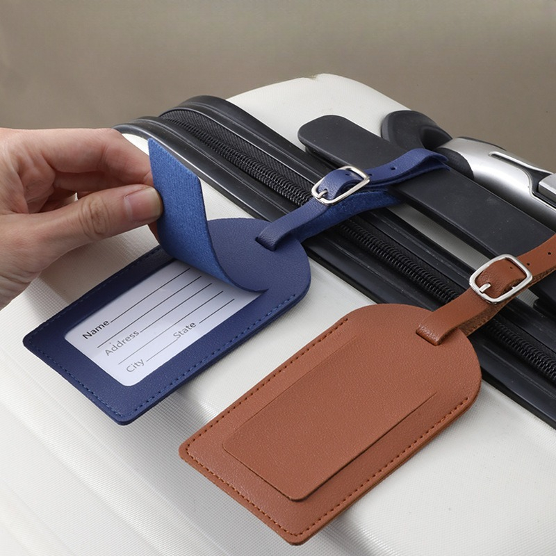 Women Men Luggage Tags PU Leat - Travel Accessories Sale のレビューと価格