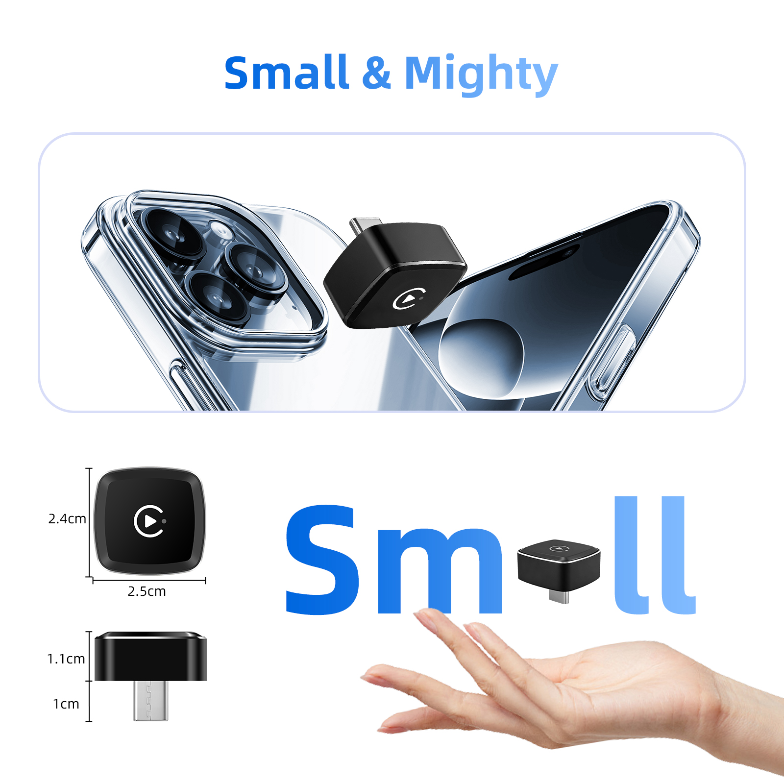 2026 2-in-1 Wireless CarPlay & - Travel Plug Type C のレビューと価格