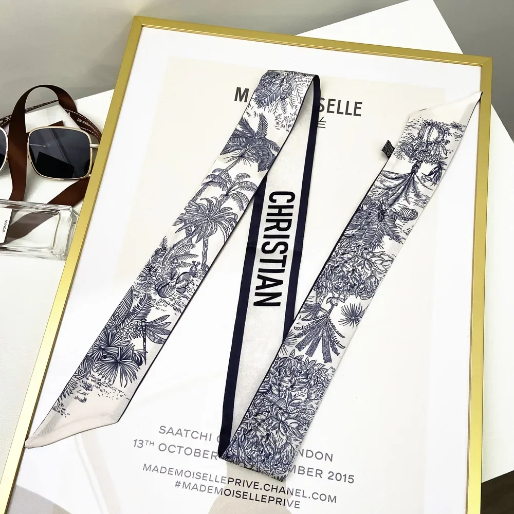 Extended Ribbon Scarf, Silk Ha - Travel Accessories Aesthetic のレビューと価格