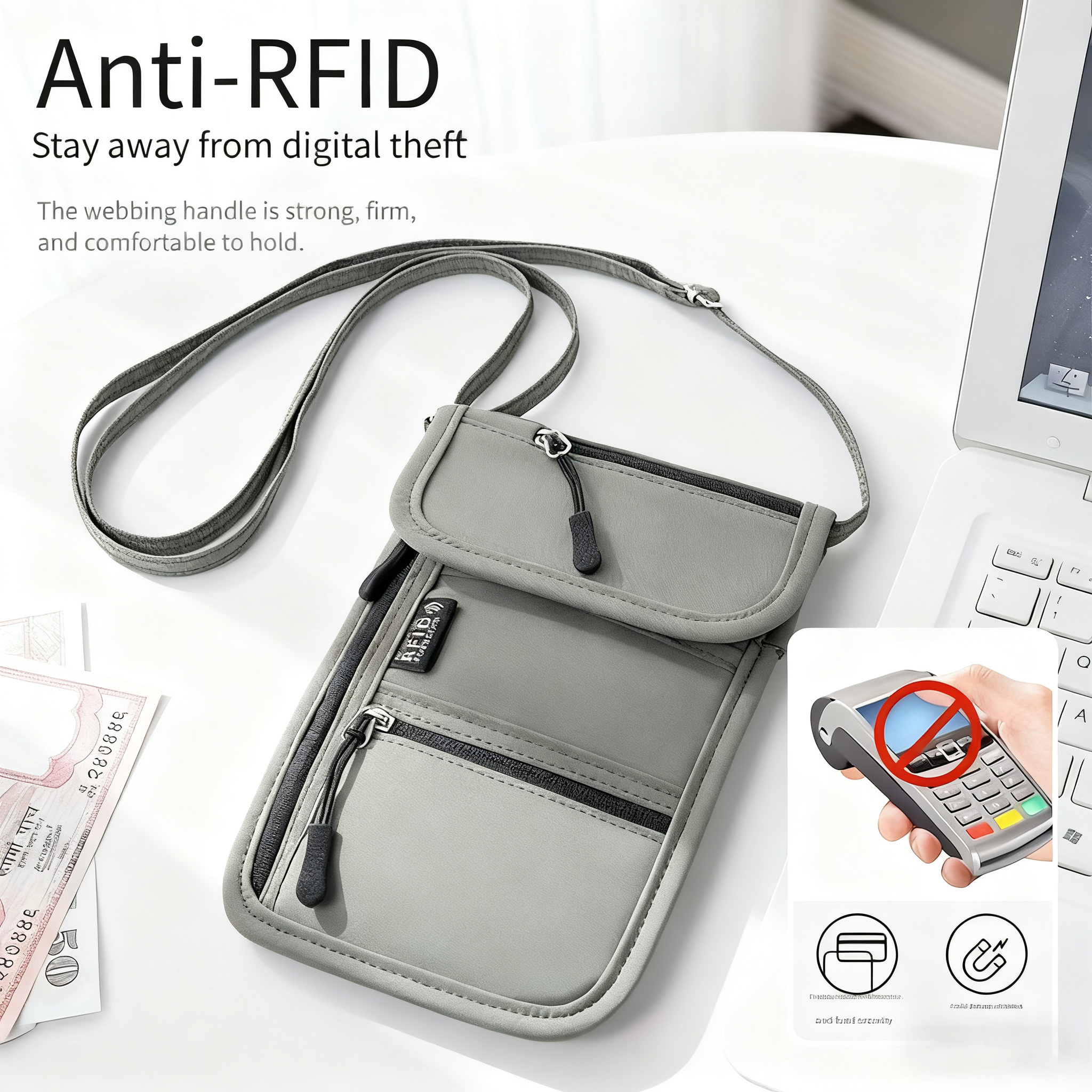 Personal Neck Wallet RFID Bloc - Travel Accessories Rfid のレビューと価格