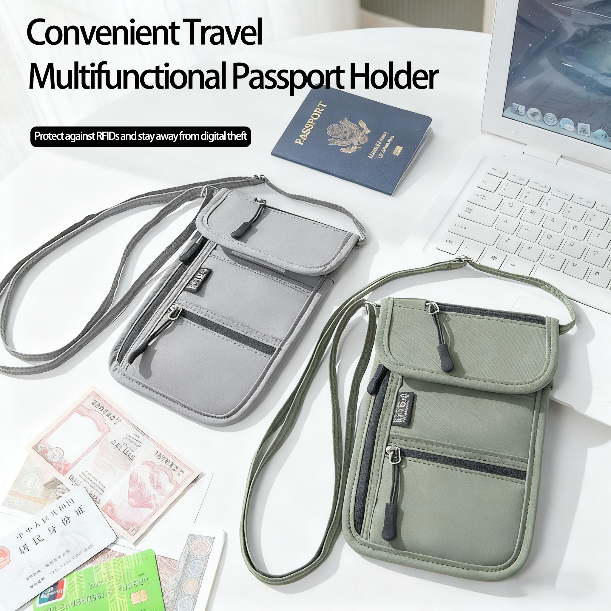 Personal Neck Wallet RFID Bloc - Travel Accessories Rfid のレビューと価格