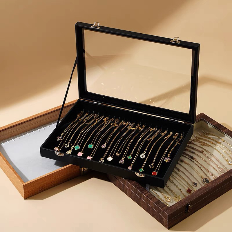 Wood Jewelry Box For Wedding M - Accessories Travel Jewelry Box のレビューと価格