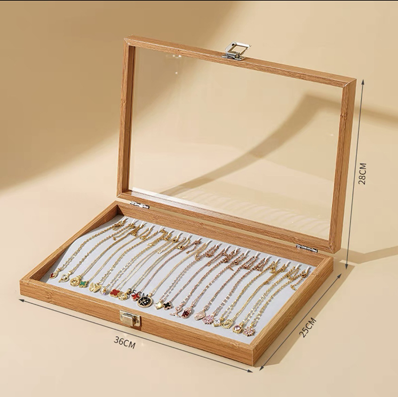 Wood Jewelry Box For Wedding M - Accessories Travel Jewelry Box のレビューと価格