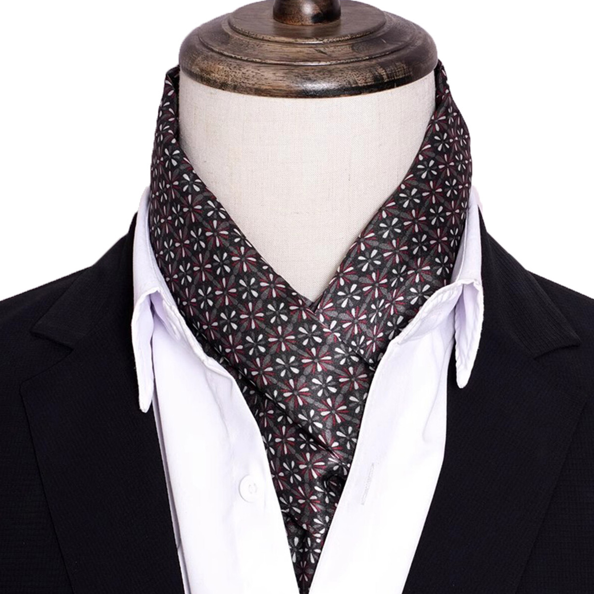 New Men's Stripe Silk Scarf Ho - Travel Accessories Sale のレビューと価格