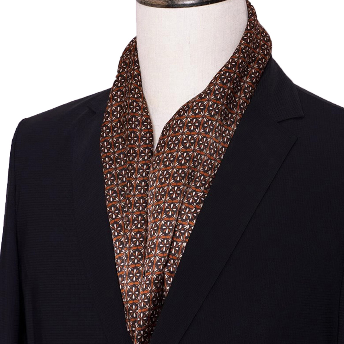 New Men's Stripe Silk Scarf Ho - Travel Accessories Sale のレビューと価格