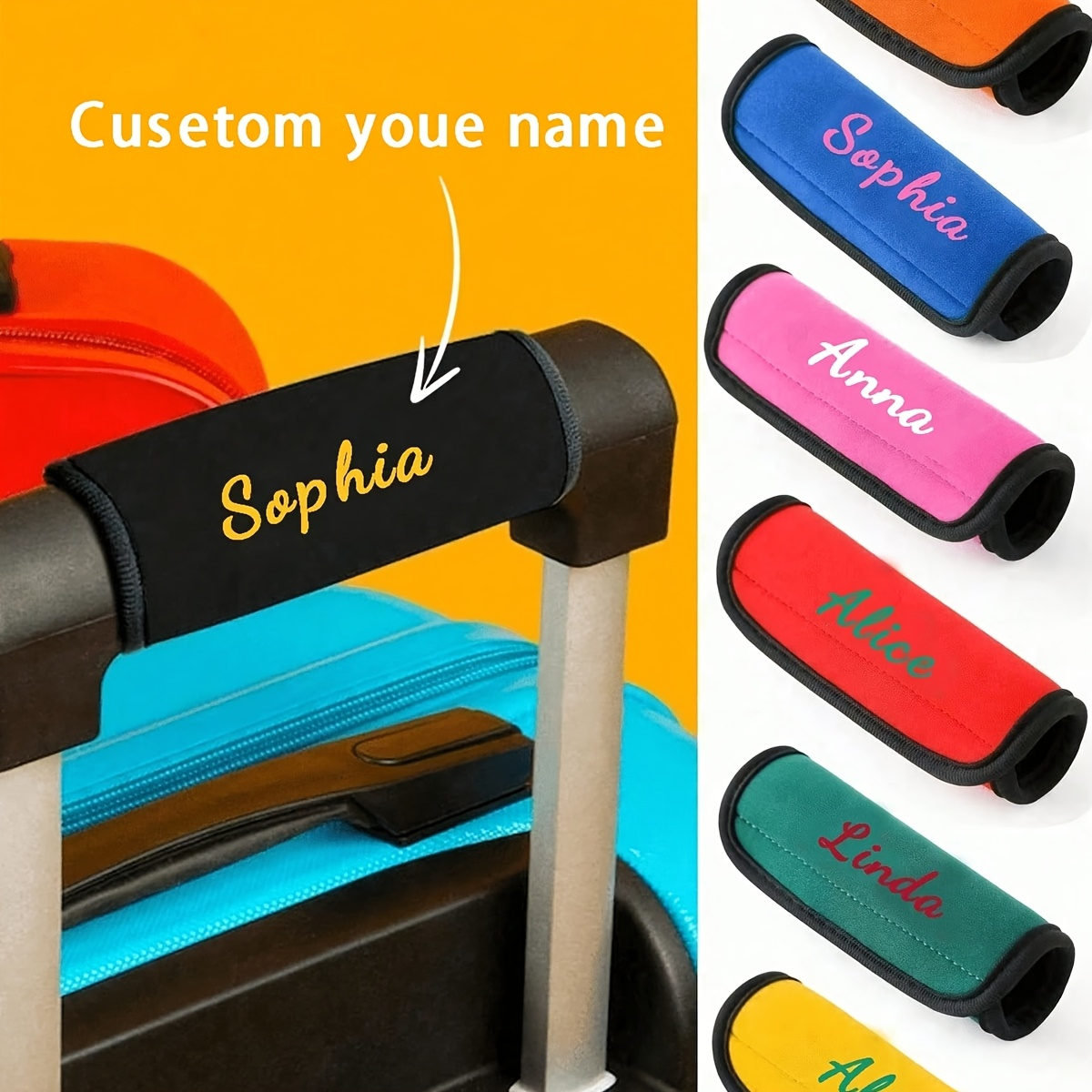 Custom Name Luggage Handle Cov - Travel Accessories Sale のレビューと価格