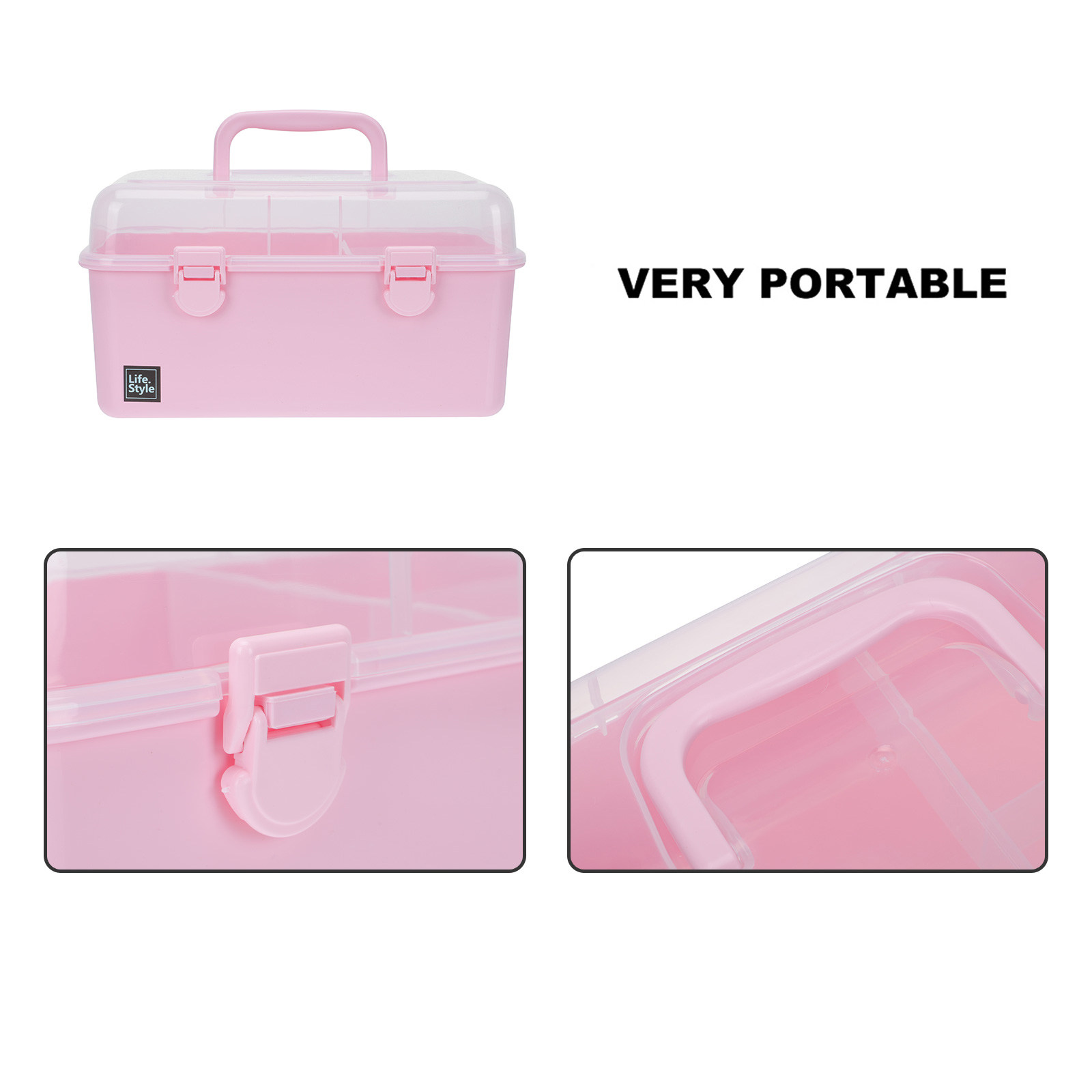 1Pcs Two-Level Hair Accessory  - Accessories Travel Jewelry Box のレビューと価格