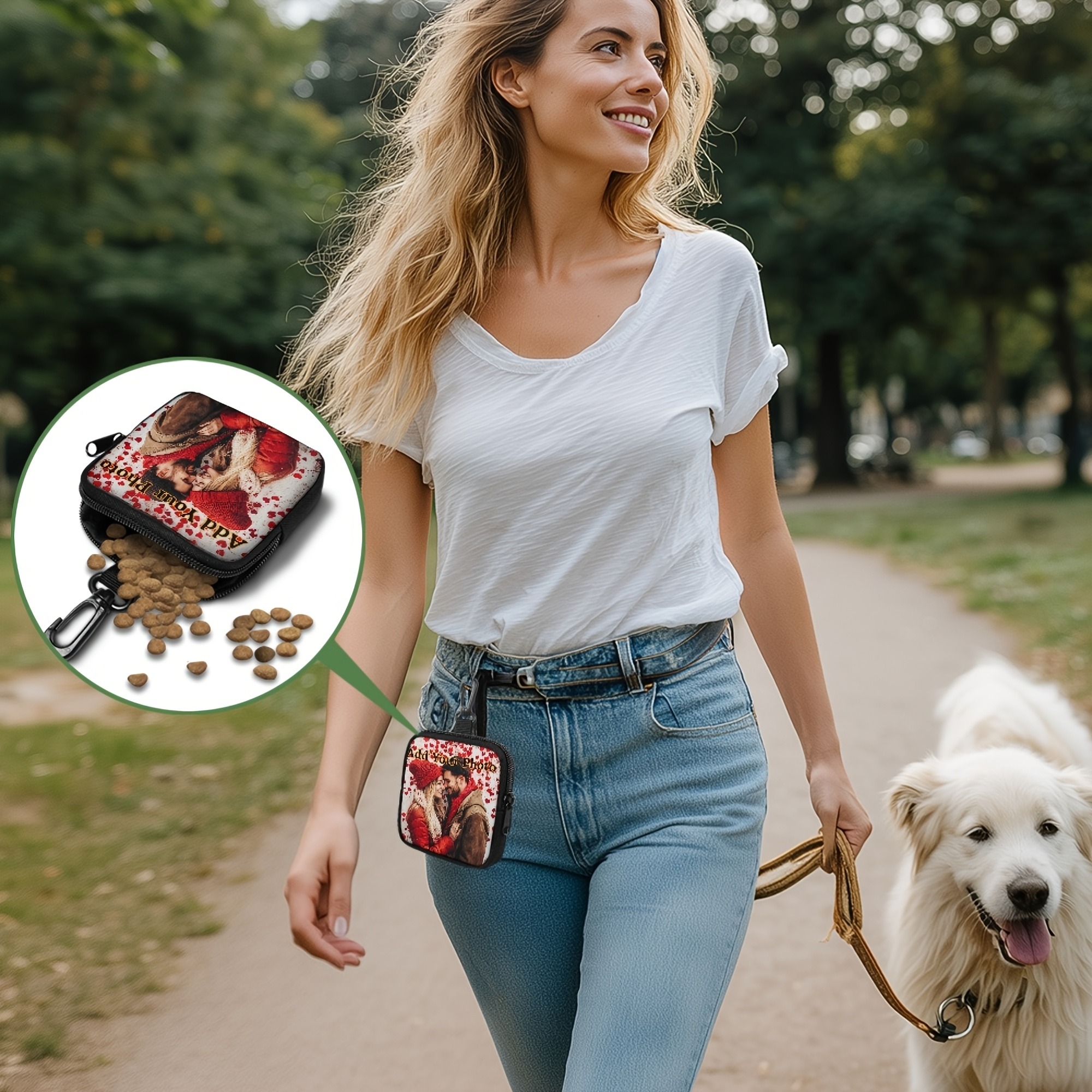 Custom Photo Coin Bag Mini Ear - Travel Accessories Pouch For Women のレビューと価格