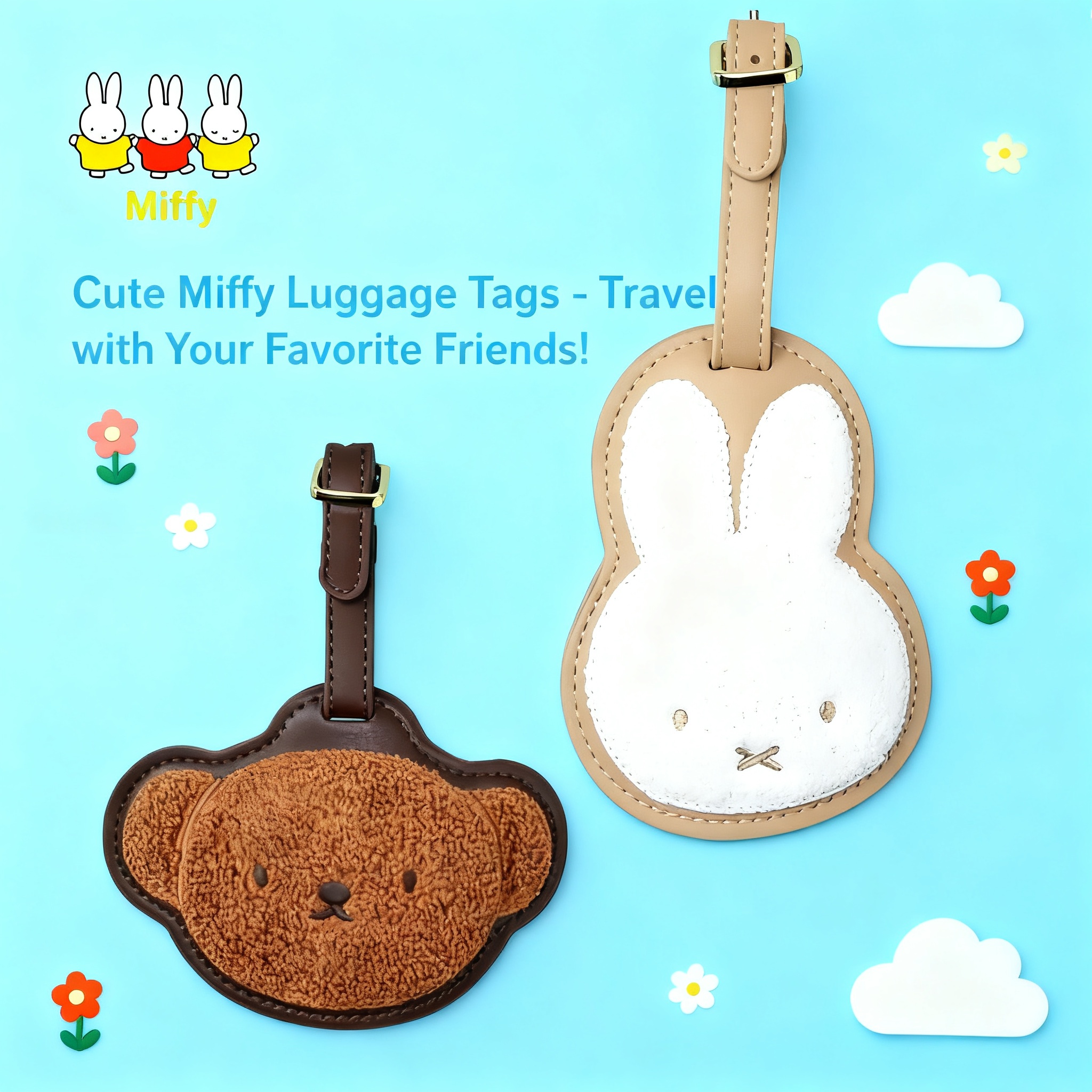 Kawaii Anime Miffy Rabbit Bori - Travel Accessories Cute のレビューと価格