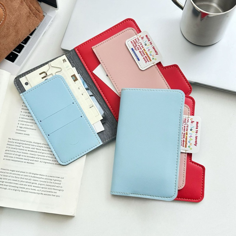 Ins Color Block Passport Holde - Travel Accessories Pouch For Women のレビューと価格