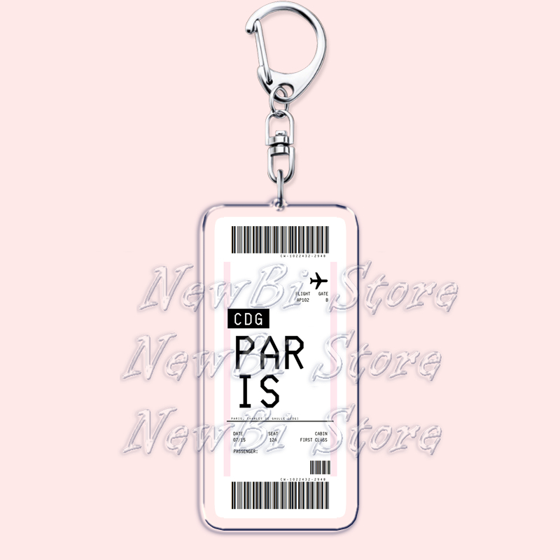 Plane Ticket Boarding Pass Key - Travel Accessories New York のレビューと価格