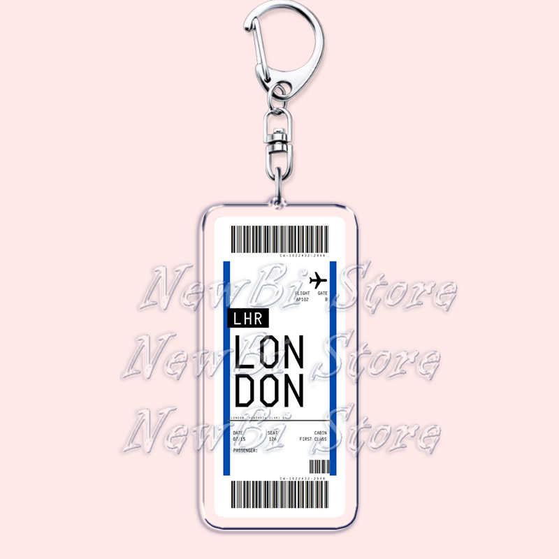 Plane Ticket Boarding Pass Key - Travel Accessories New York のレビューと価格