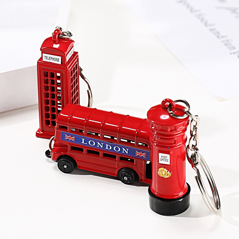 Fashion Red London Bus Key Cha - Travel Accessories London のレビューと価格