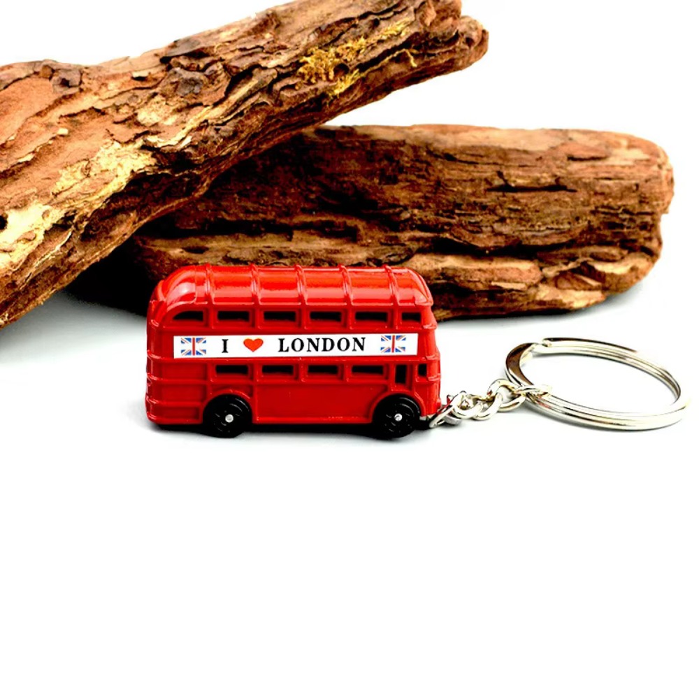 Fashion Red London Bus Key Cha - Travel Accessories London のレビューと価格