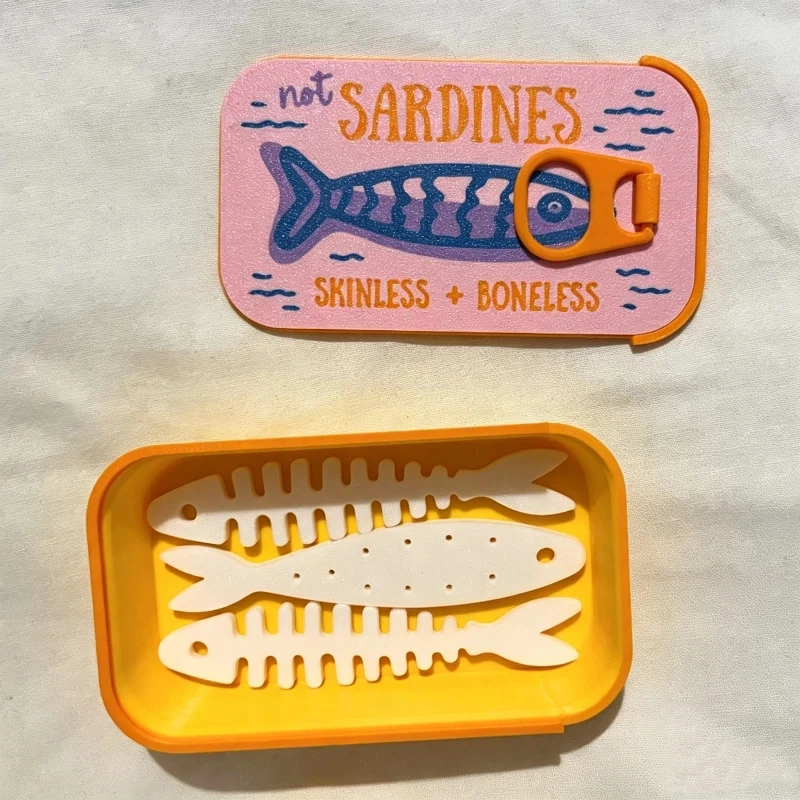 Cute Sardine Tin Shaped Mini J - Accessories Travel Jewelry Box のレビューと価格