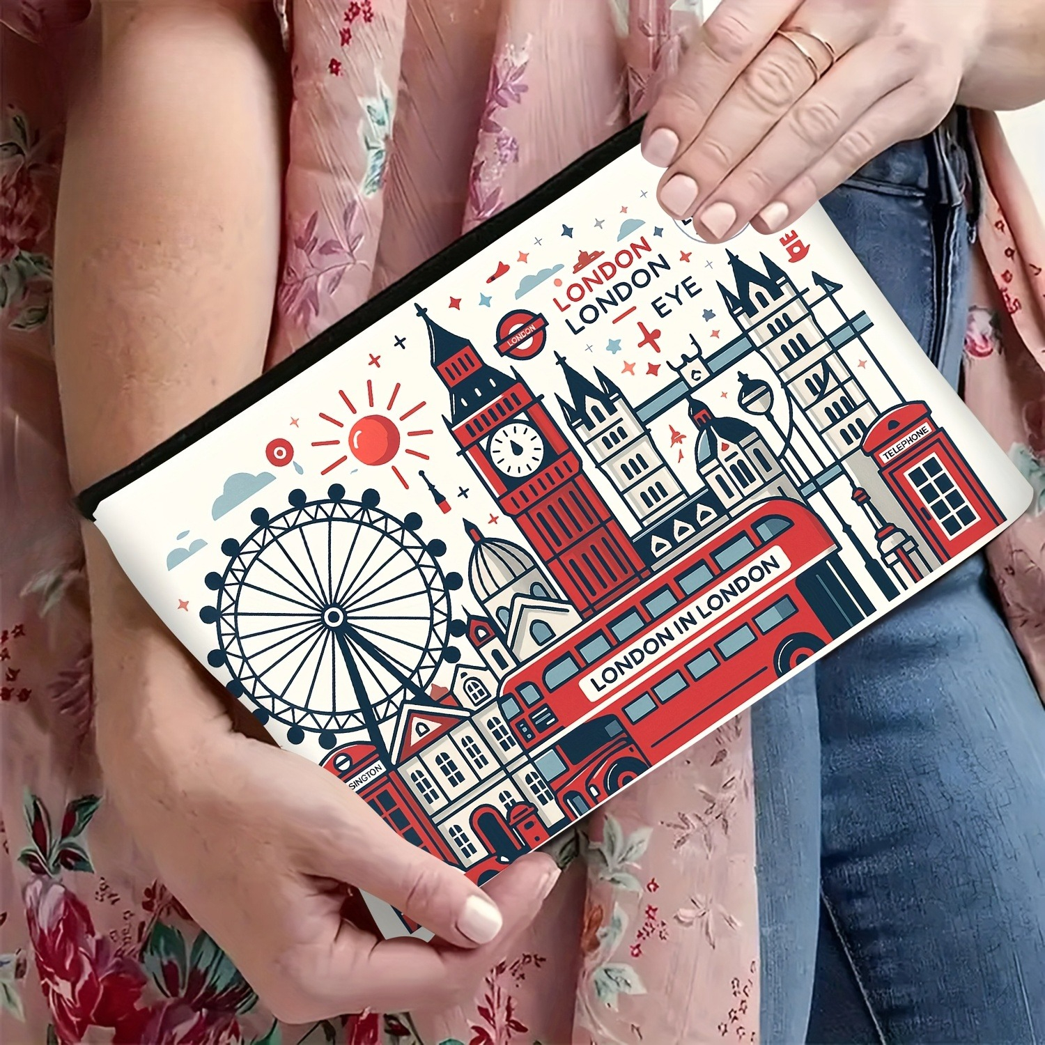 London Building Pattern, Multi - Travel Accessories London のレビューと価格