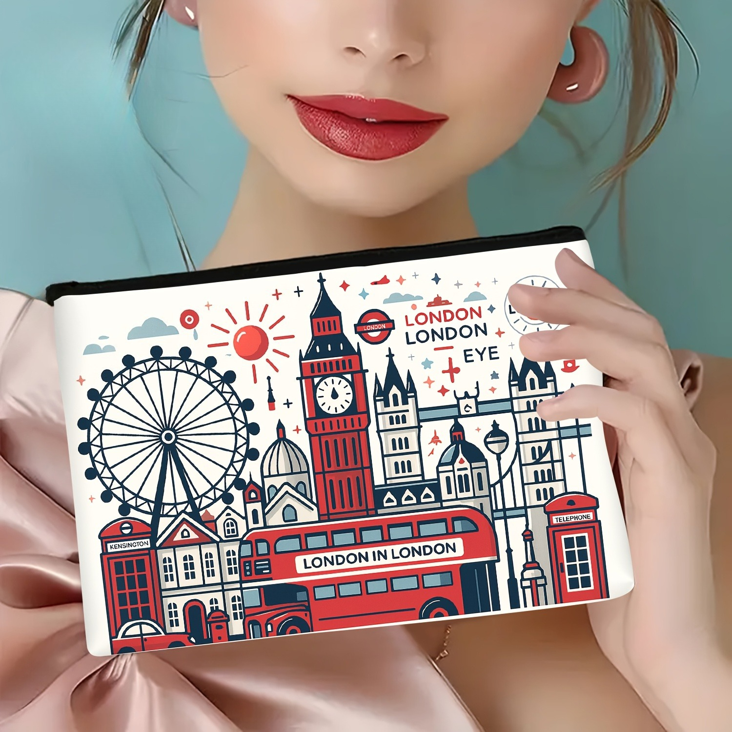 London Building Pattern, Multi - Travel Accessories London のレビューと価格