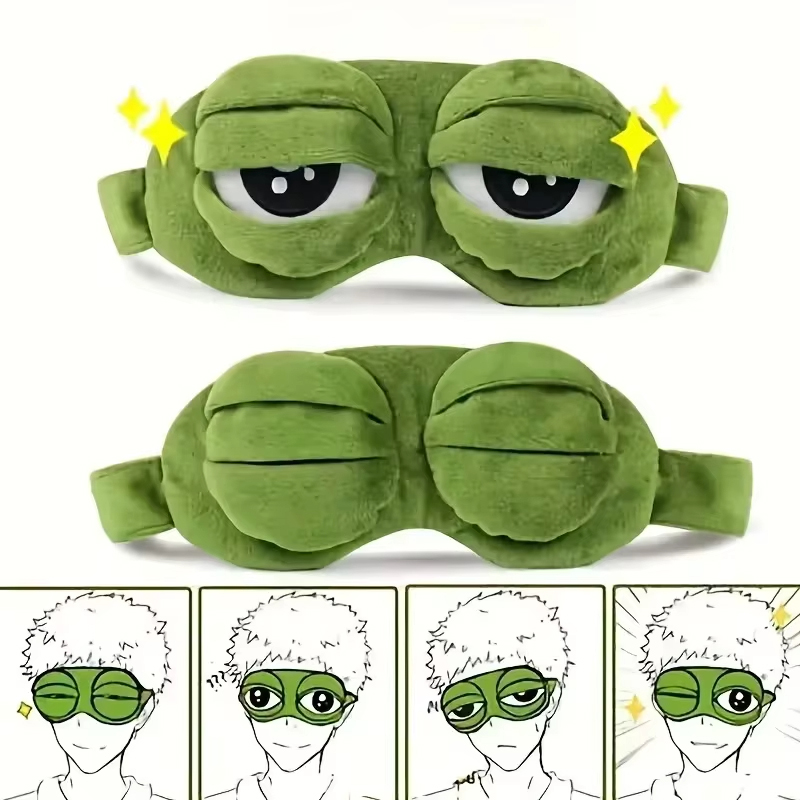Frog shaped eye mask Party gam - Travel Accessories Aesthetic のレビューと価格