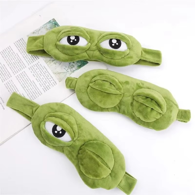 Frog shaped eye mask Party gam - Travel Accessories Aesthetic のレビューと価格