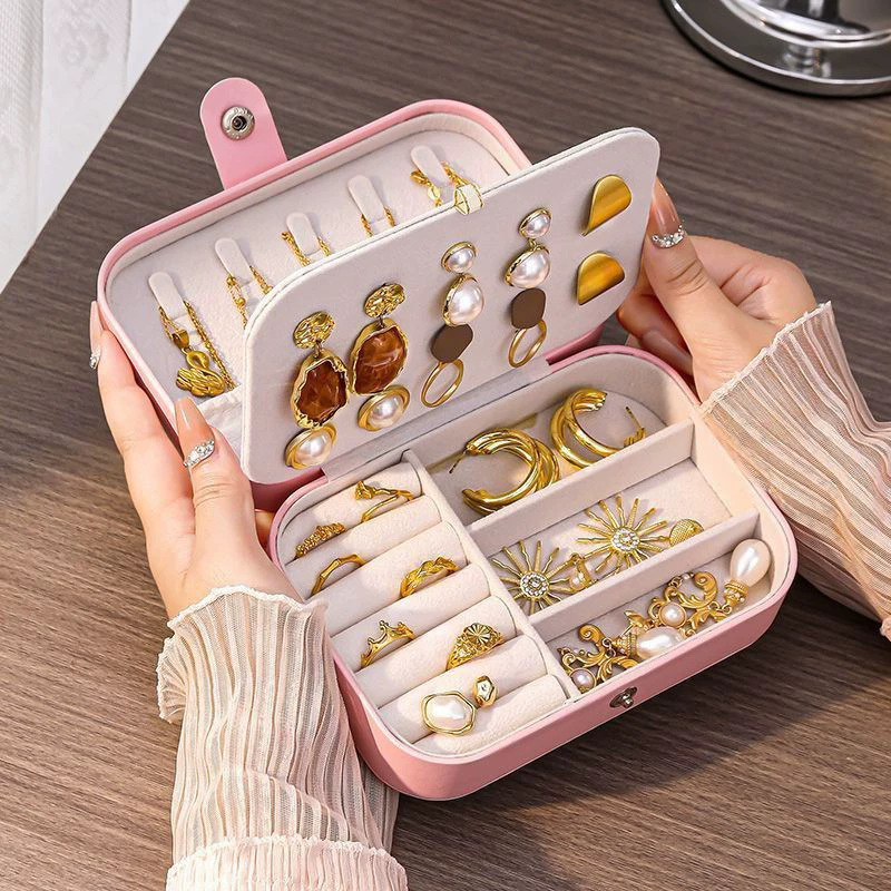 Anti Oxidation Portable Travel - Accessories Travel Jewelry Box のレビューと価格