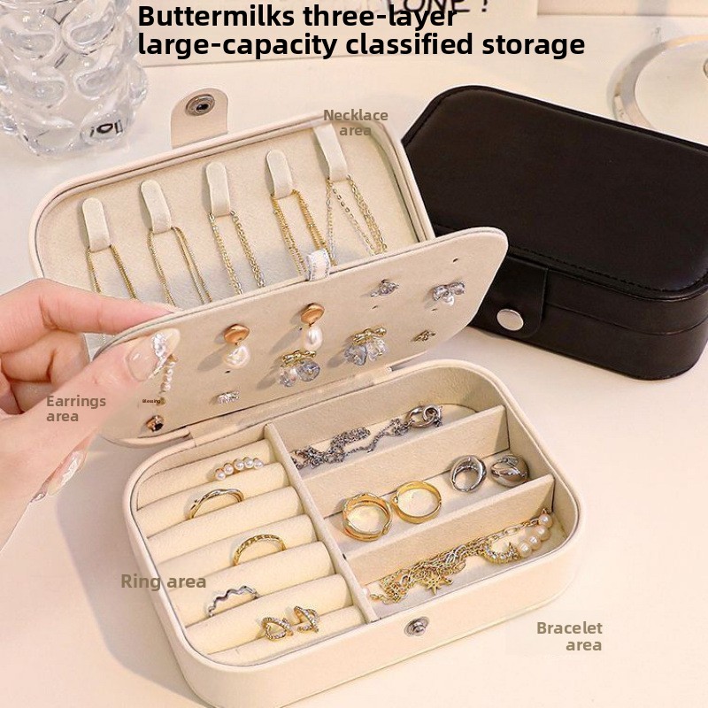 Anti Oxidation Portable Travel - Accessories Travel Jewelry Box のレビューと価格