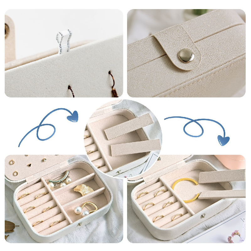 Anti Oxidation Portable Travel - Accessories Travel Jewelry Box のレビューと価格