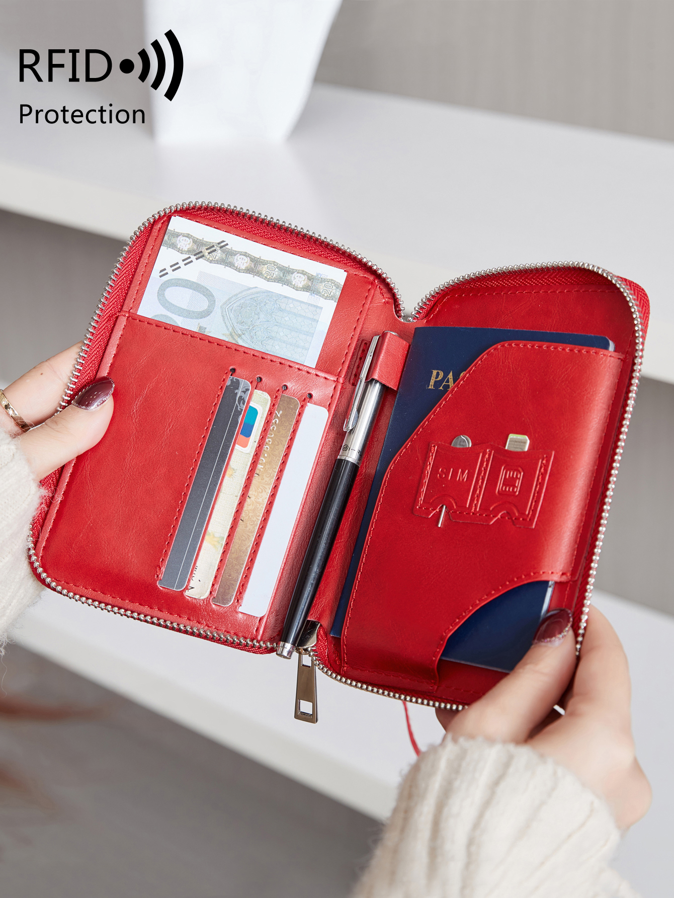 Minimalist and Fashionable RFI - Travel Accessories Rfid のレビューと価格