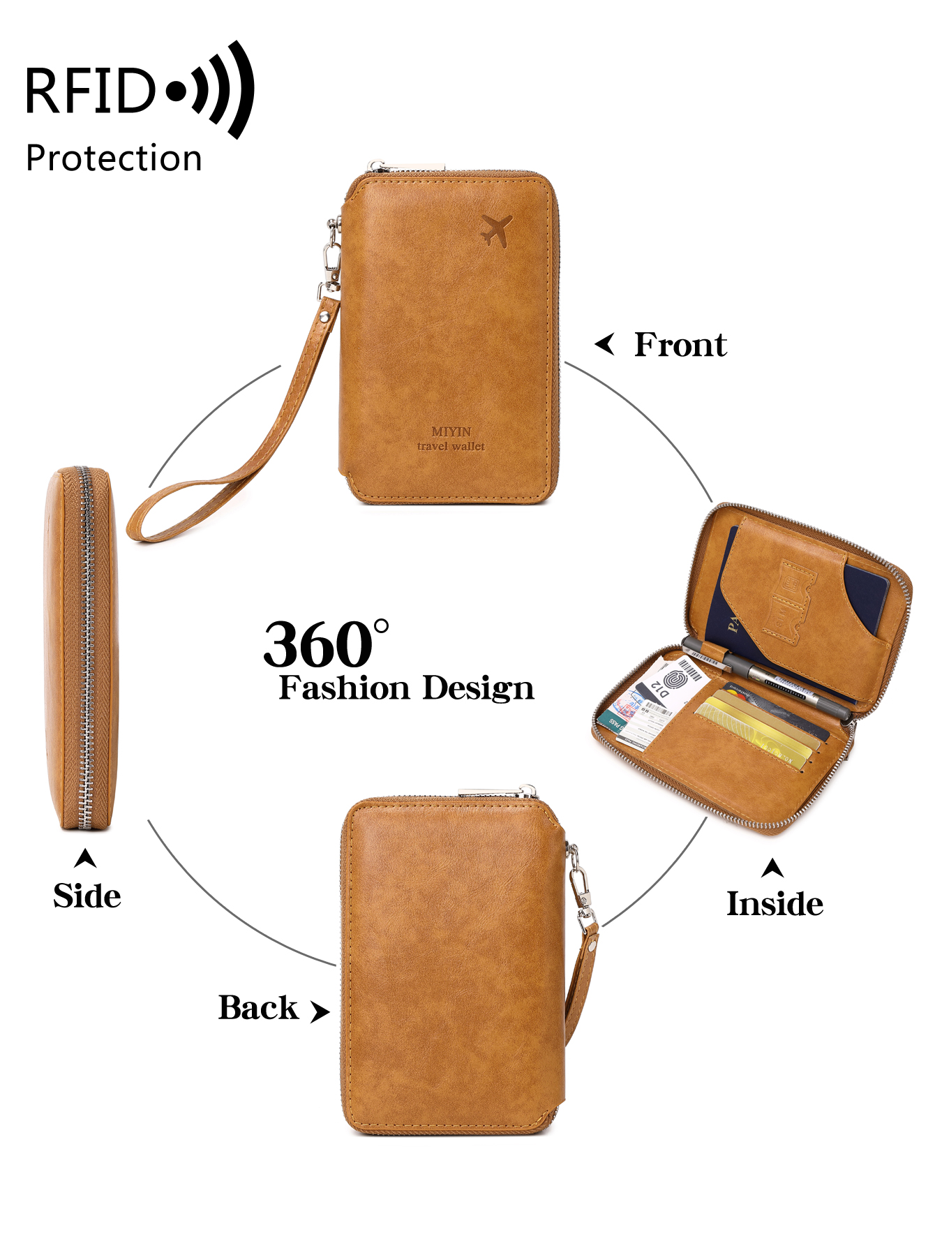 Minimalist and Fashionable RFI - Travel Accessories Rfid のレビューと価格