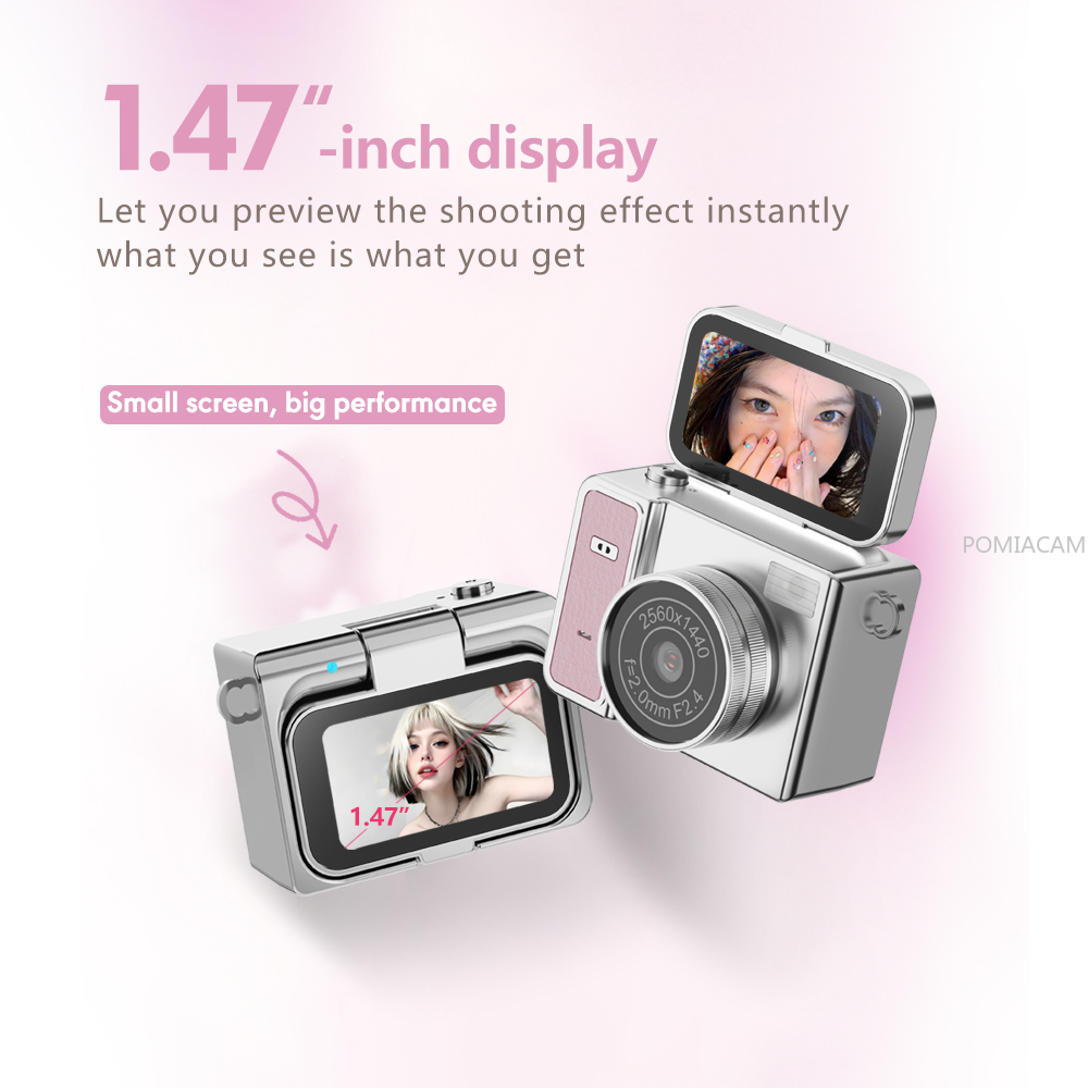 S162 Vlog Camera 2K HD 180° Fl - Travel Video Accessories のレビューと価格