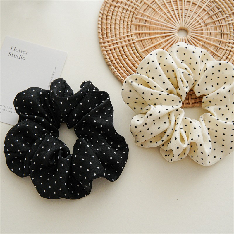 11cm/14cm Dot Cloth Scrunchies - Travel Accessories Aesthetic のレビューと価格