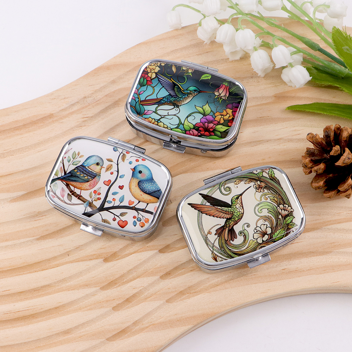 Cute Bird Cartoon Travel Pill  - Travel Accessories Cute のレビューと価格