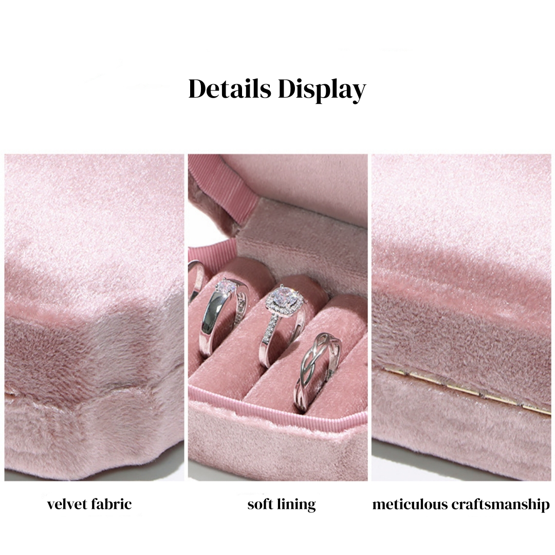 Velvet Ring Box Premium Jewelr - Accessories Travel Jewelry Box のレビューと価格