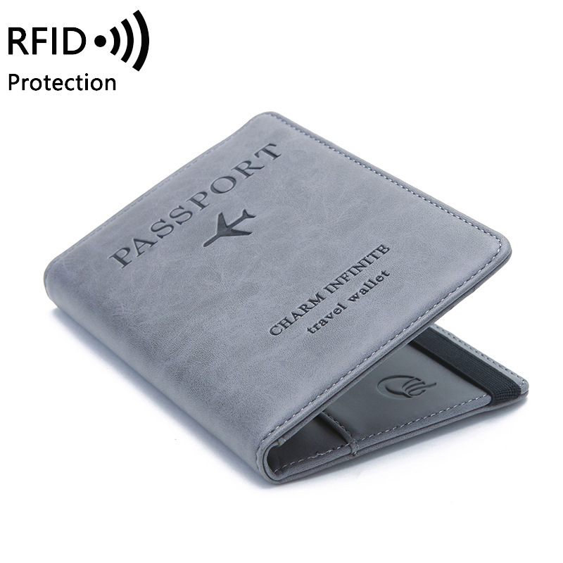 Unisex PU Leather Passport Hol - Travel Accessories Rfid のレビューと価格
