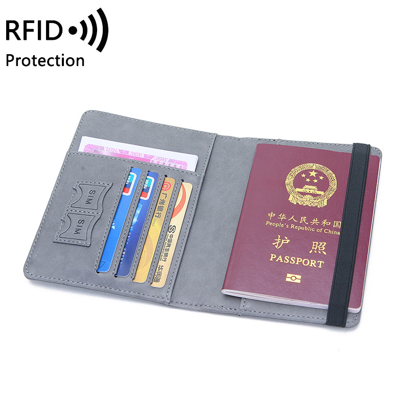 Unisex PU Leather Passport Hol - Travel Accessories Rfid のレビューと価格