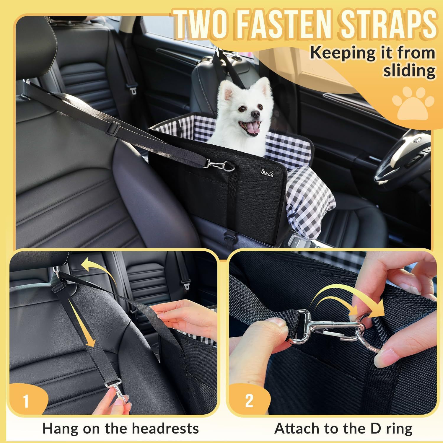 Car Mounted Pet Car Seat Porta - Travel Accessories For Dogs のレビューと価格