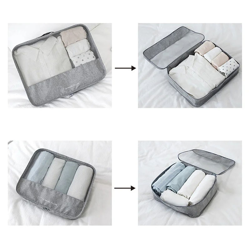 7 Piece Travel Packing Cubes S - Travel Accessories Pouch For Women のレビューと価格