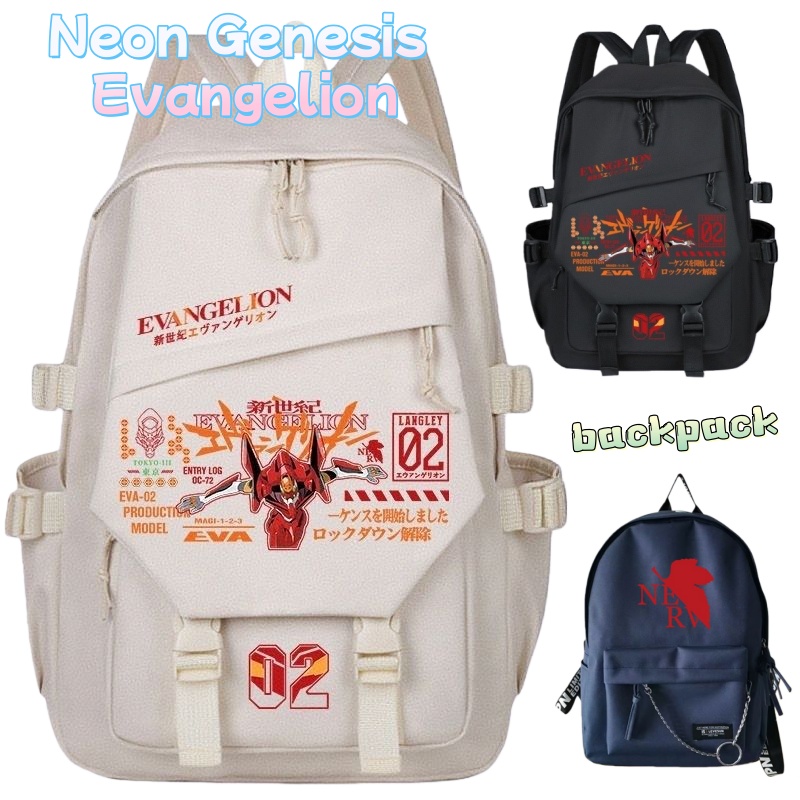 Neon Genesis Evangelion Backpa - Travel Accessories Cute のレビューと価格