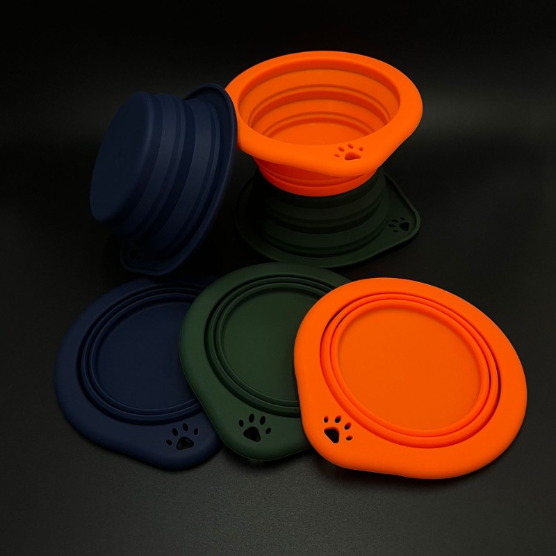 Portable Silicone Pet Bowl Col - Travel Accessories For Dogs のレビューと価格