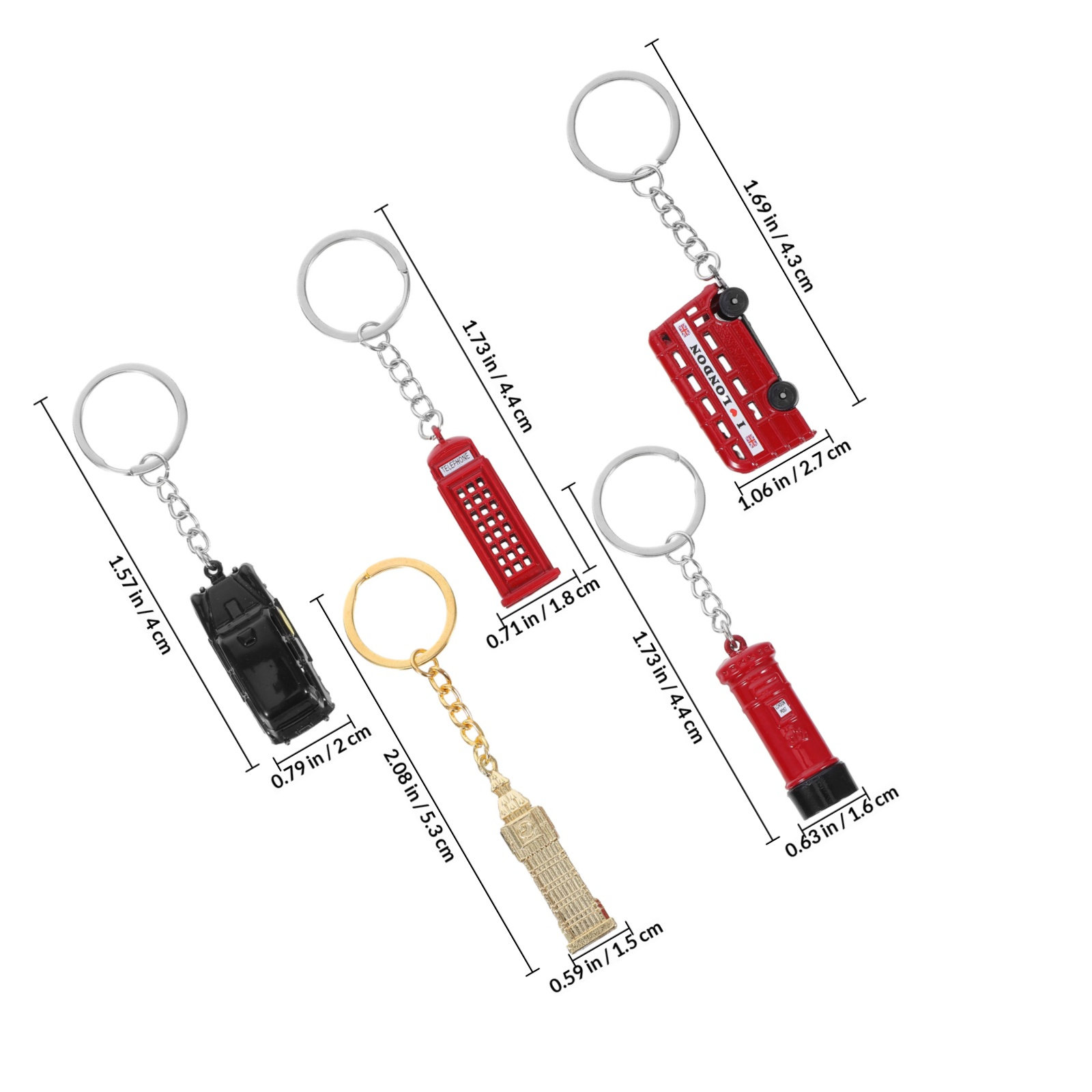 5Pcs London Souvenir British K - Travel Accessories London のレビューと価格