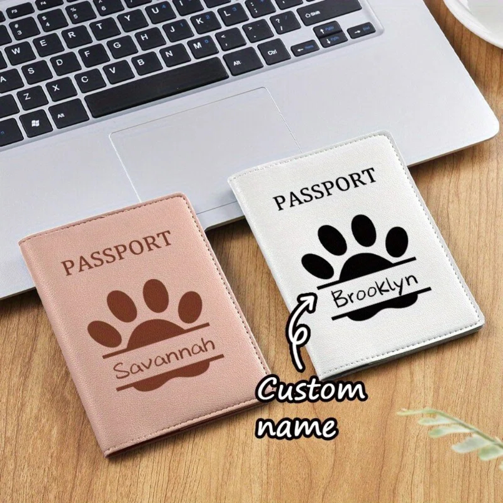 Custom Name Dog Paw Pattern Cl - Travel Accessories For Dogs のレビューと価格