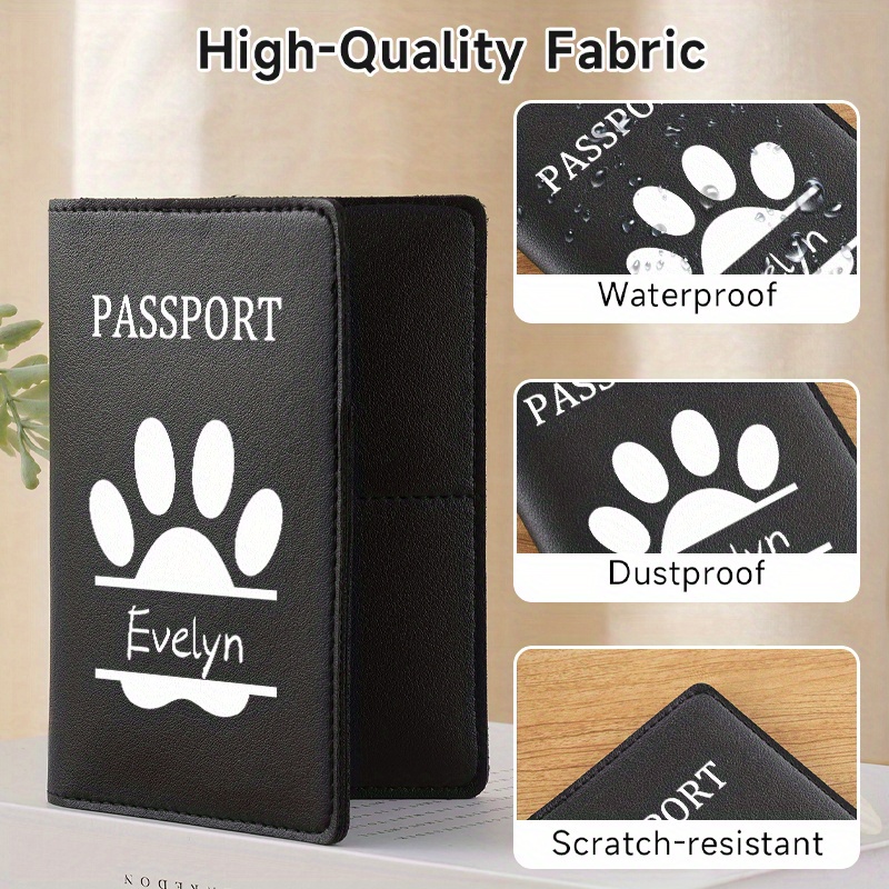 Custom Name Dog Paw Pattern Cl - Travel Accessories For Dogs のレビューと価格