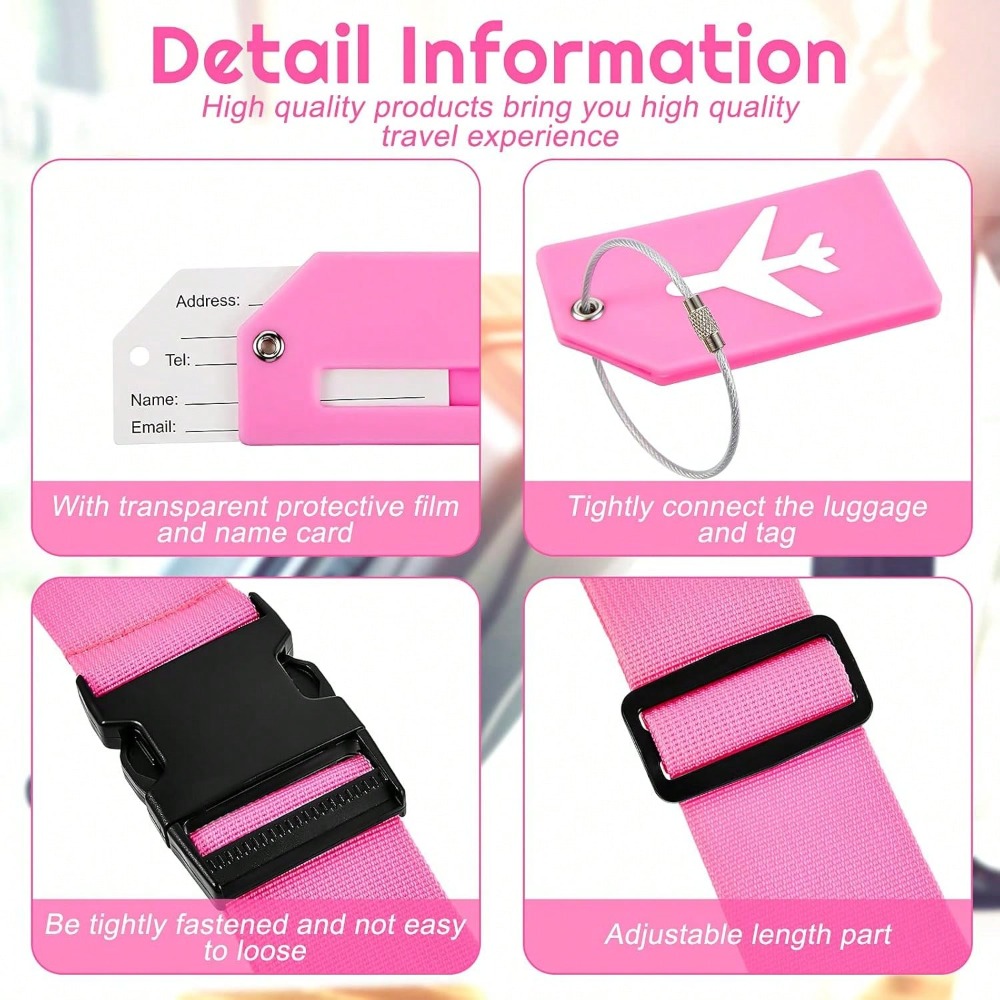 Luggage Strap Set with Luggage - Travel Accessories Sale のレビューと価格