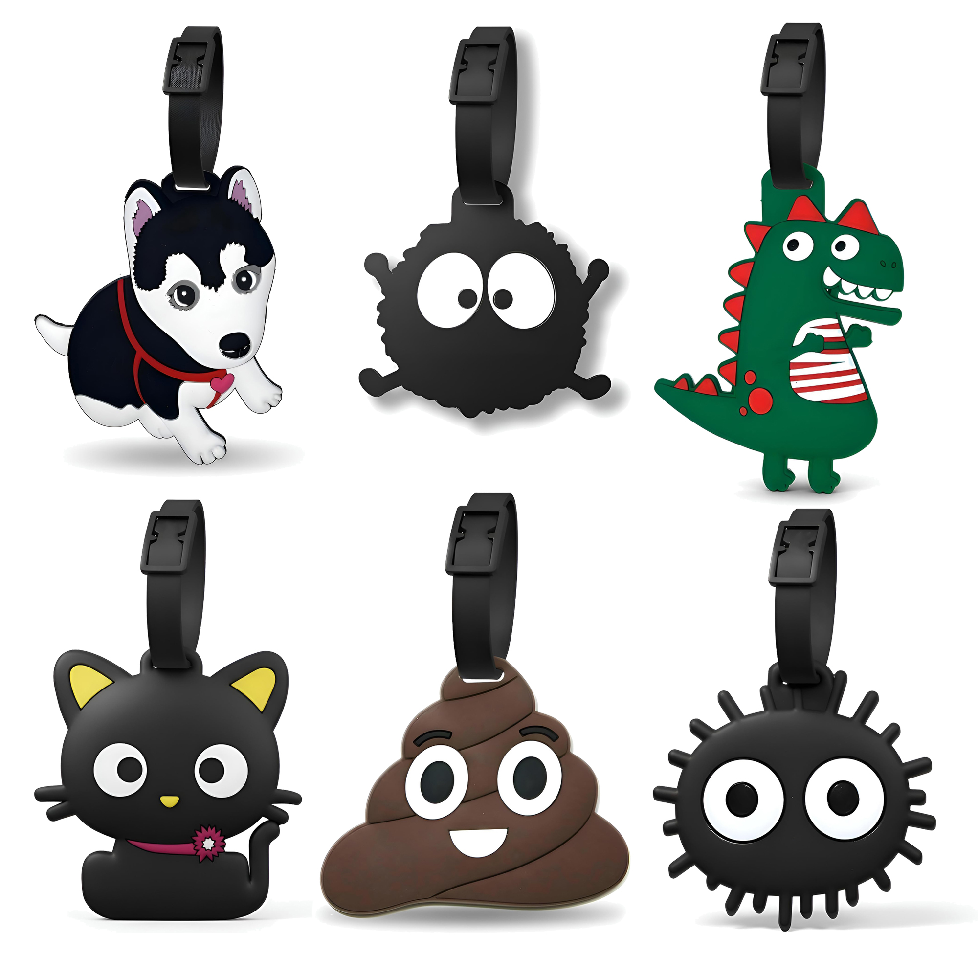 Cute Animal Luggage Tag Travel - Travel Accessories For Dogs のレビューと価格