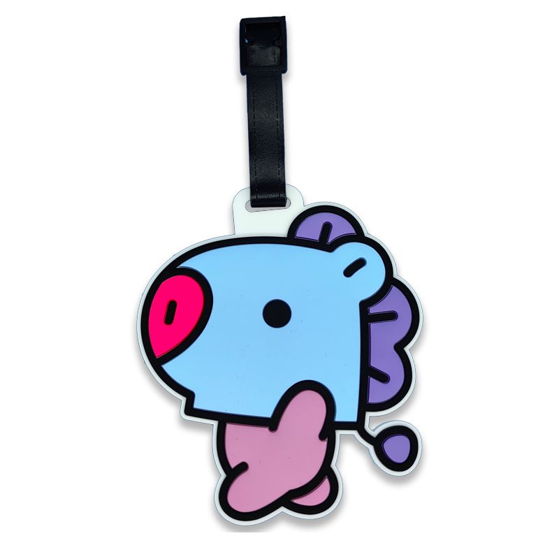 BT21 cartoon cute keychain Kaw - Travel Accessories Sale のレビューと価格